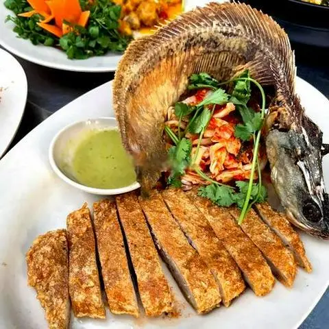 Hình ảnh Chả cá thác lác thì là