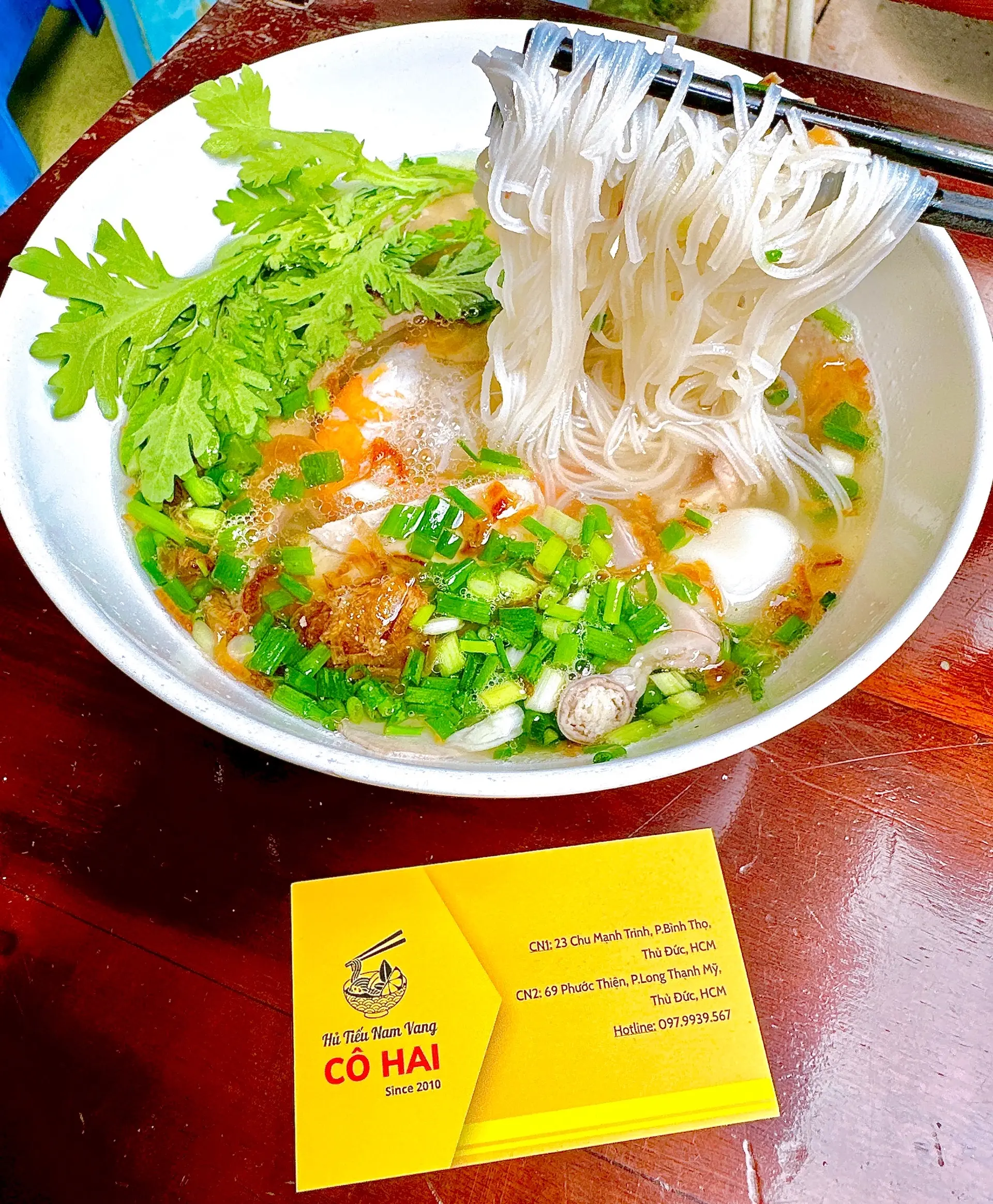 Hình ảnh hủ tiếu khô thịt heo