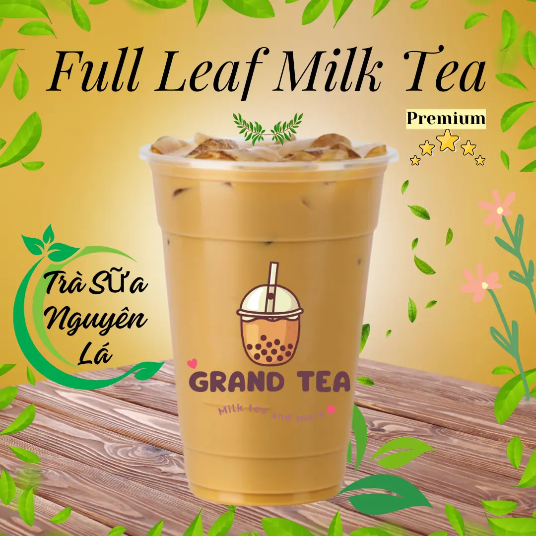 Hình ảnh Trà Sữa Nguyên Lá/Full Leaf Milk Tea