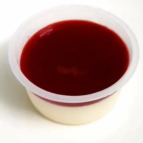 Hình ảnh Panna cotta vị dâu