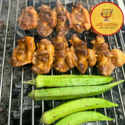 Hình ảnh Mề gà nướng 1 xiên
