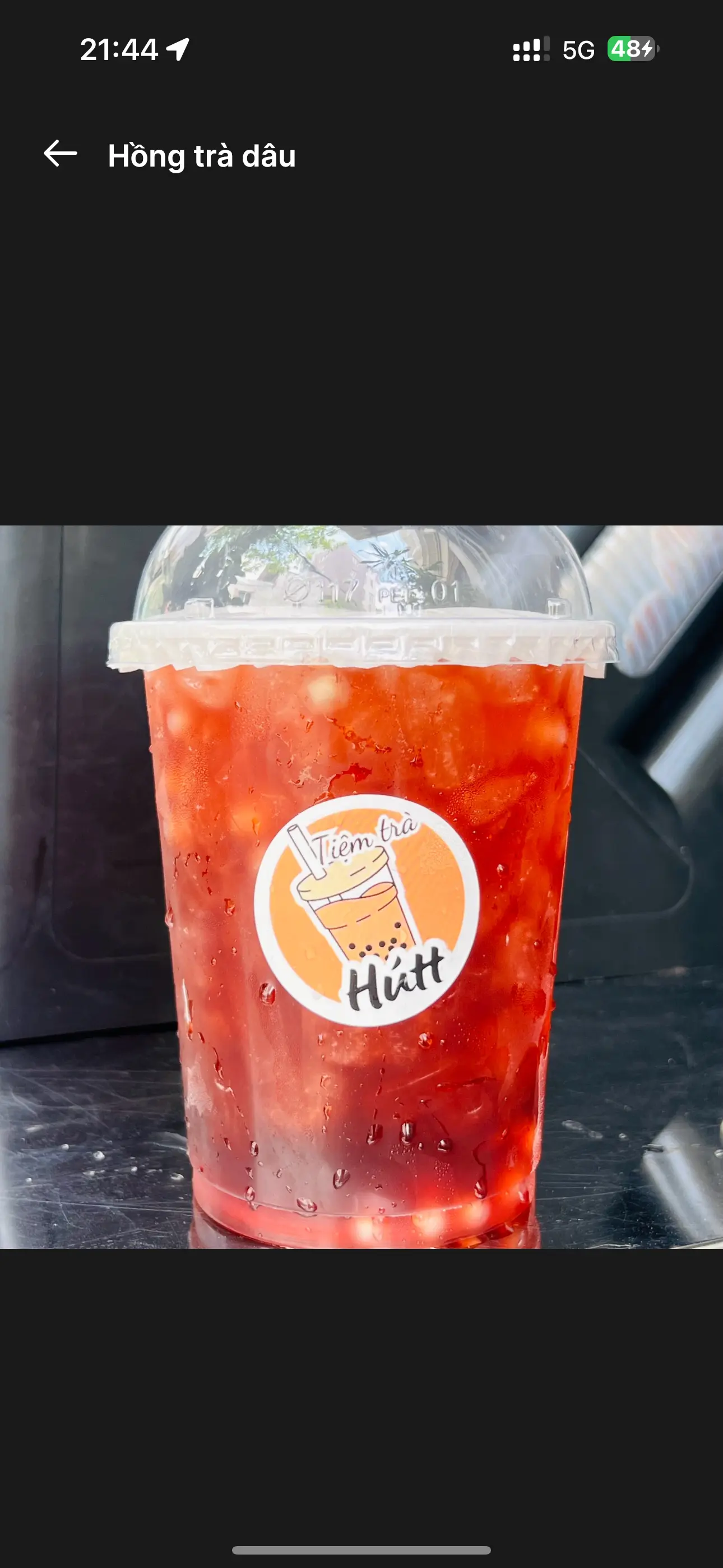 Hình ảnh Hồng trà dâu