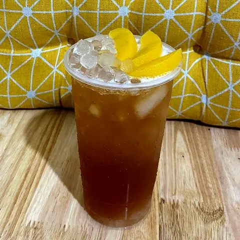 Hình ảnh Trà Đào Miếng 700ml