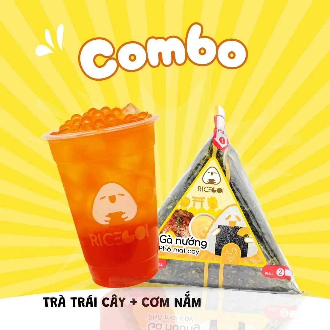 Hình ảnh Combo Nắm & Trà - Size M
