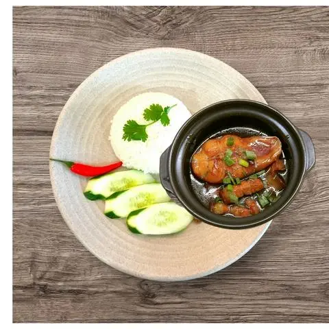 Hình ảnh Cơm cá hú kho Thịt Ba Rọi