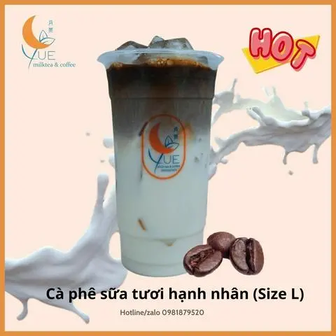 Hình ảnh Cà phê sữa tươi hạnh nhân 