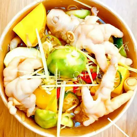 Hình ảnh Combo Chân Gà Sốt Thái - Chân Gà Xả Tắc ( rút xương - 450gr)
