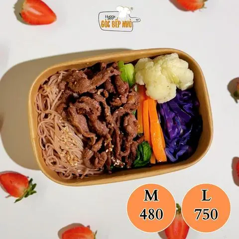 Hình ảnh Bún gạo lứt bò xào - Rv stir fried beef