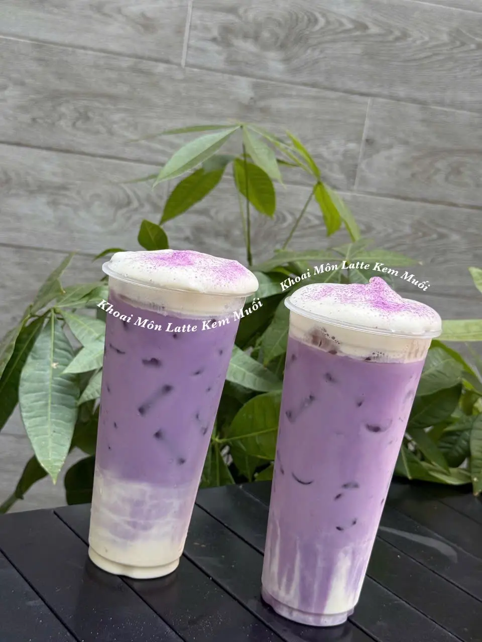 Hình ảnh Khoai môn latte kem muối 