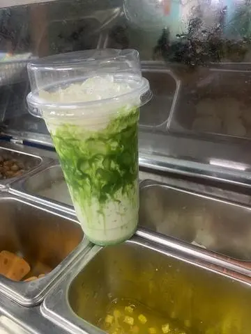 Hình ảnh Matcha latte Sữa Gấu