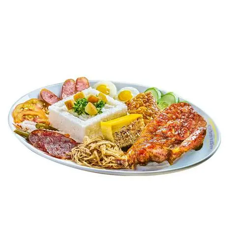 Hình ảnh Cơm Sườn Giò Cali 7 Món