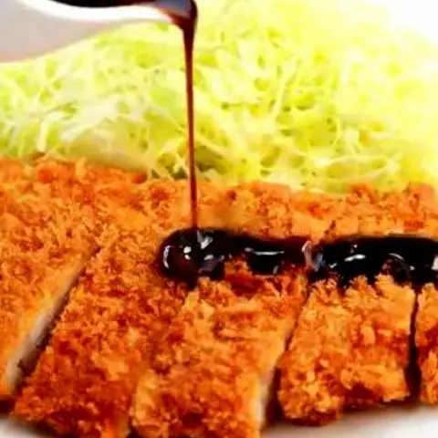 Hình ảnh 돈까스 . Thịt heo chiên xù+cơm +món ăn phụ