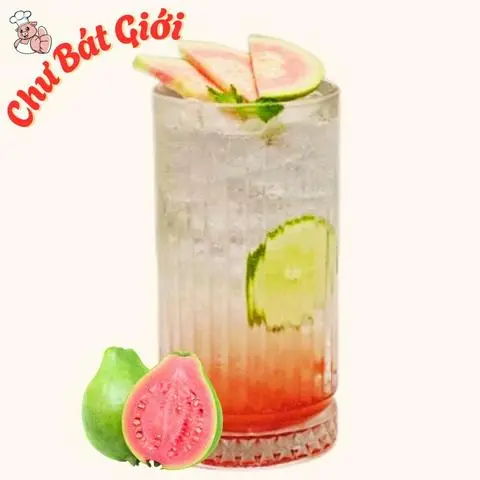 Hình ảnh Soda Ổi Hồng Thạch Trái Cây