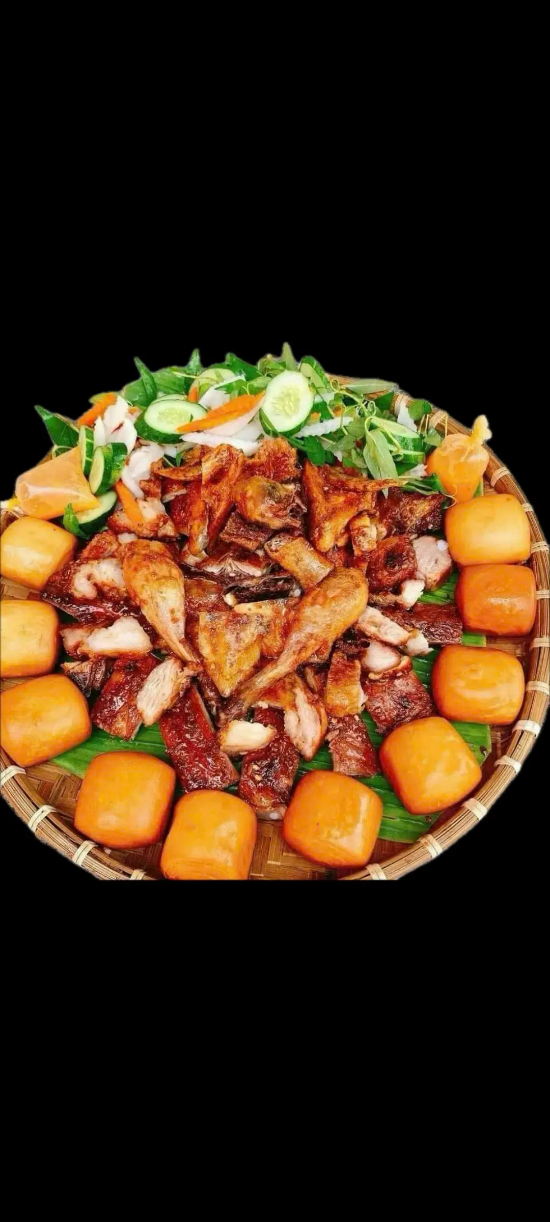 Hình ảnh com bo gà nướng Mắm Nhĩ +10 bánh bao