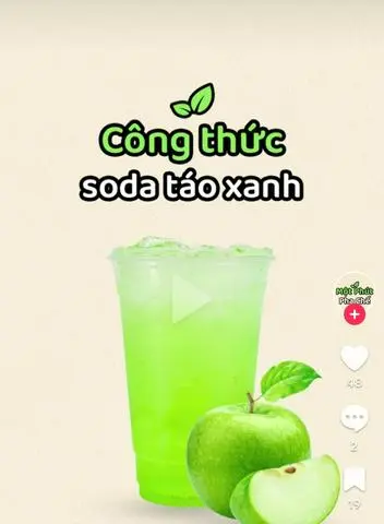 Hình ảnh Soda Táo Xanh