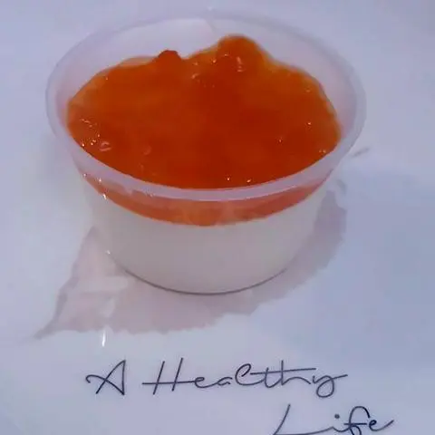 Hình ảnh Panna cotta vị đào