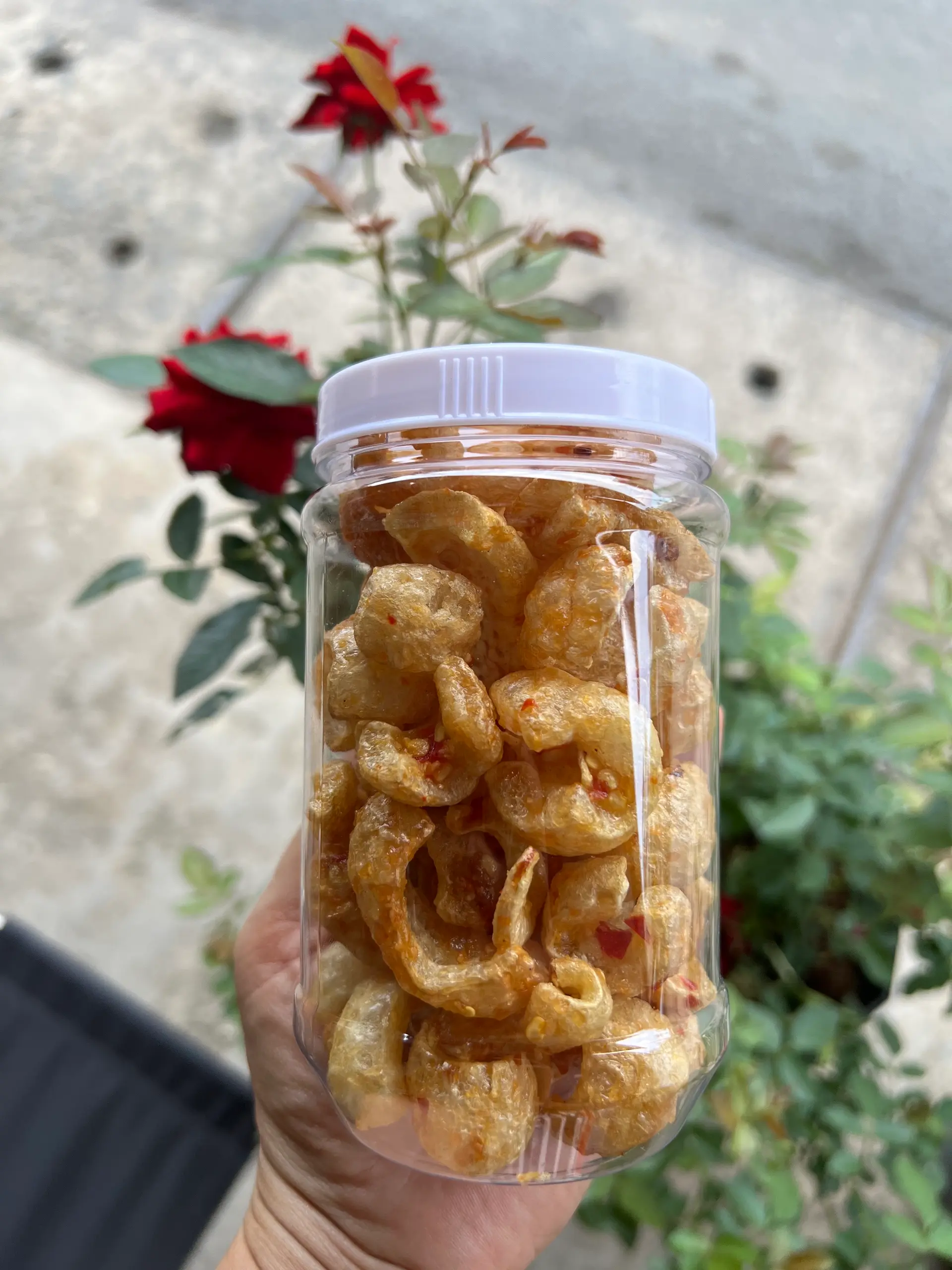 Hình ảnh da heo mắm ớt giòn