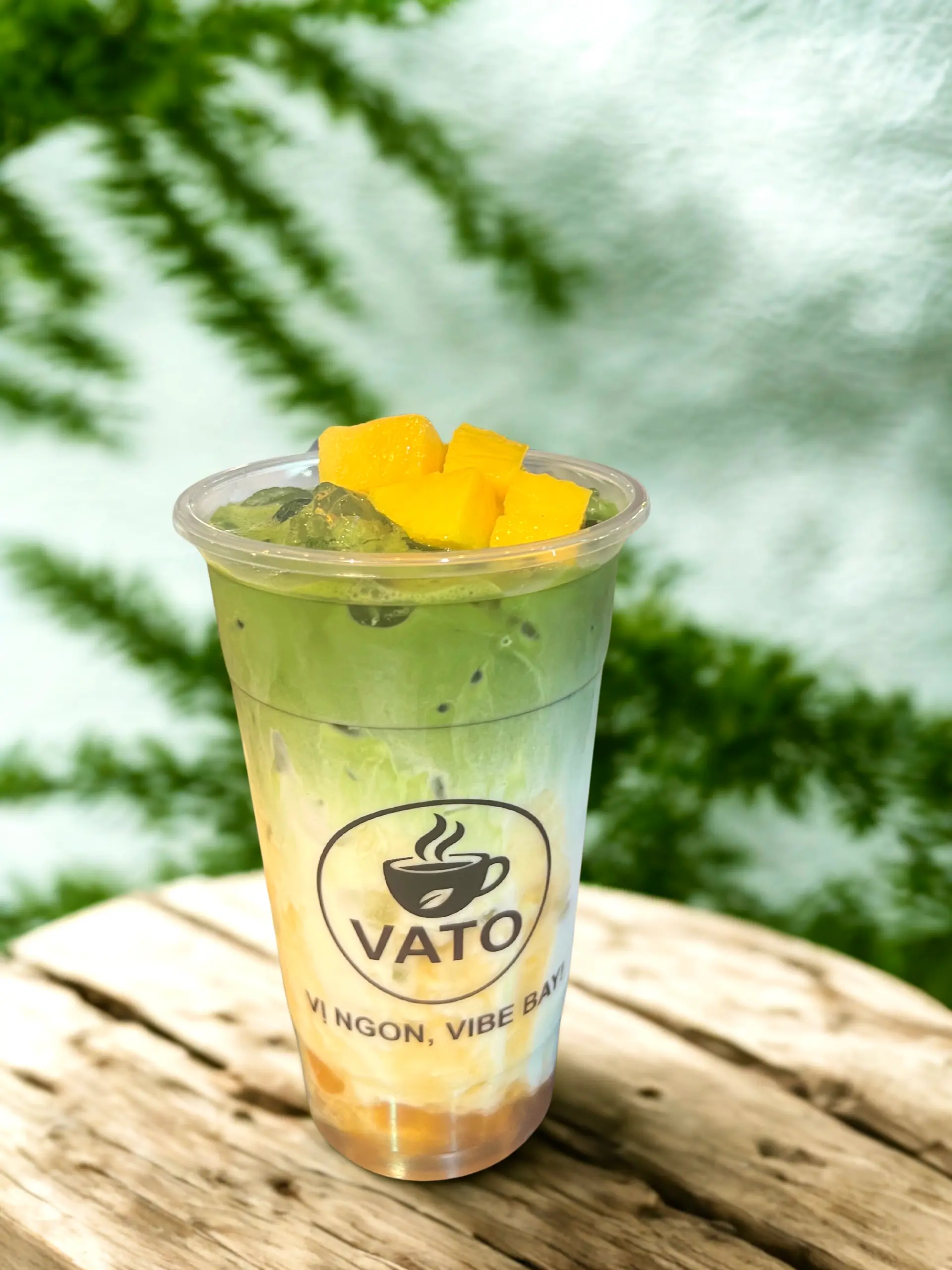 Hình ảnh Matcha latte xoài