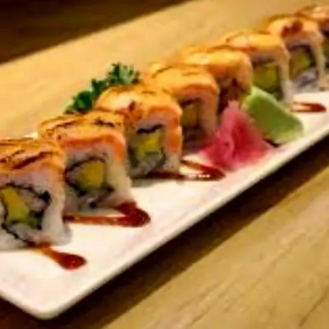 Hình ảnh Sushi Cá Hồi Nướng  Teri R6 - Salmon Grill