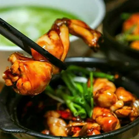Hình ảnh cháo ếch 3con+cháo 