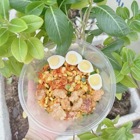 Hình ảnh Bắp Xào Tóp Mỡ