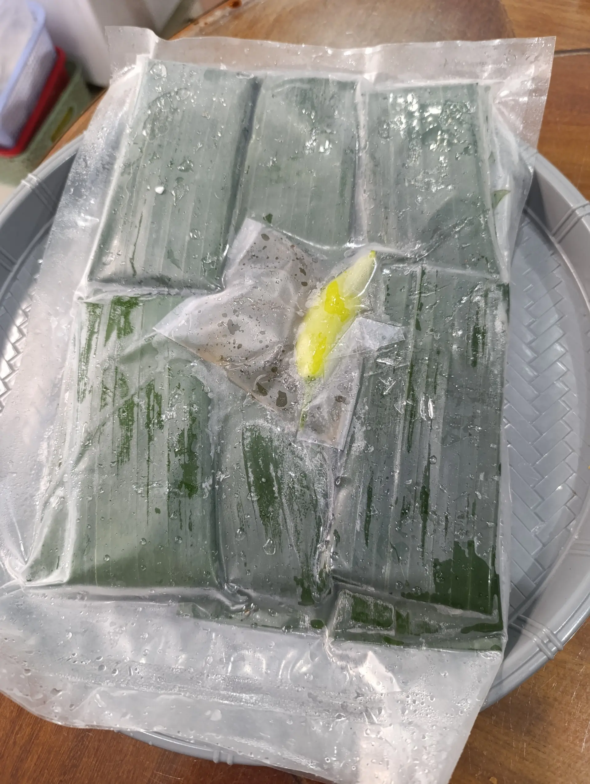 Hình ảnh Sét bánh Nậm chưa hấp chín
