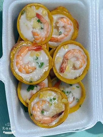 Hình ảnh Bánh khọt tôm mix nước cốt dừa 