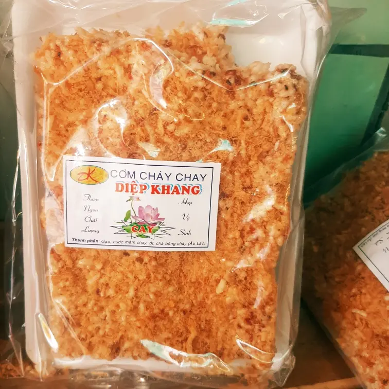 Hình ảnh Cơm cháy trà bông.