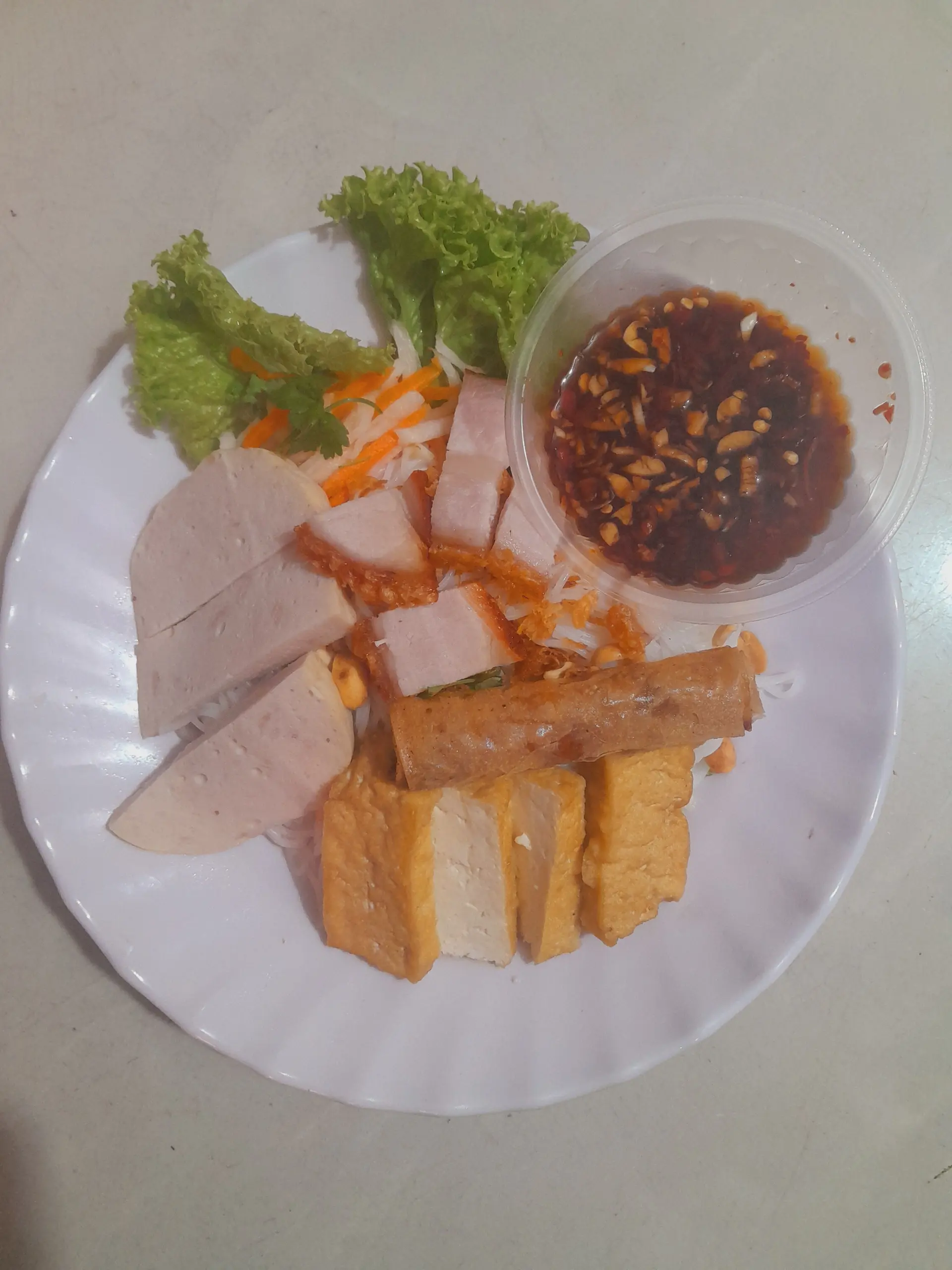 Hình ảnh bún nước tương đặc biệt