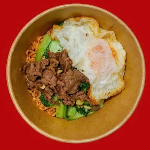 Hình ảnh Nui xào bò trứng