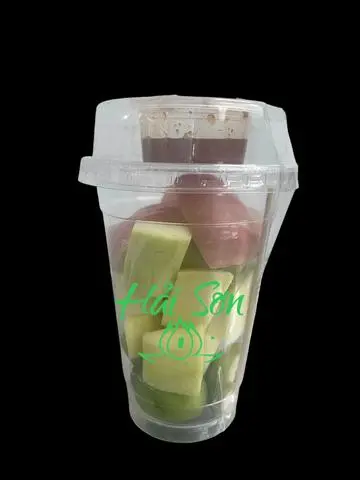 Hình ảnh Trái cây cắt sẵn ly lắc