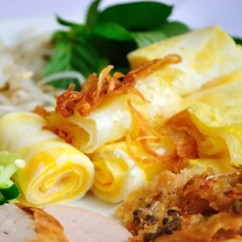 Hình ảnh Bánh Ướt Trứng 