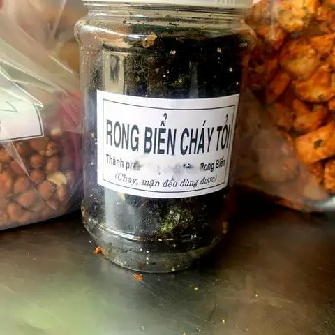 Hình ảnh Rong biển cháy tỏi muối tôm ngon