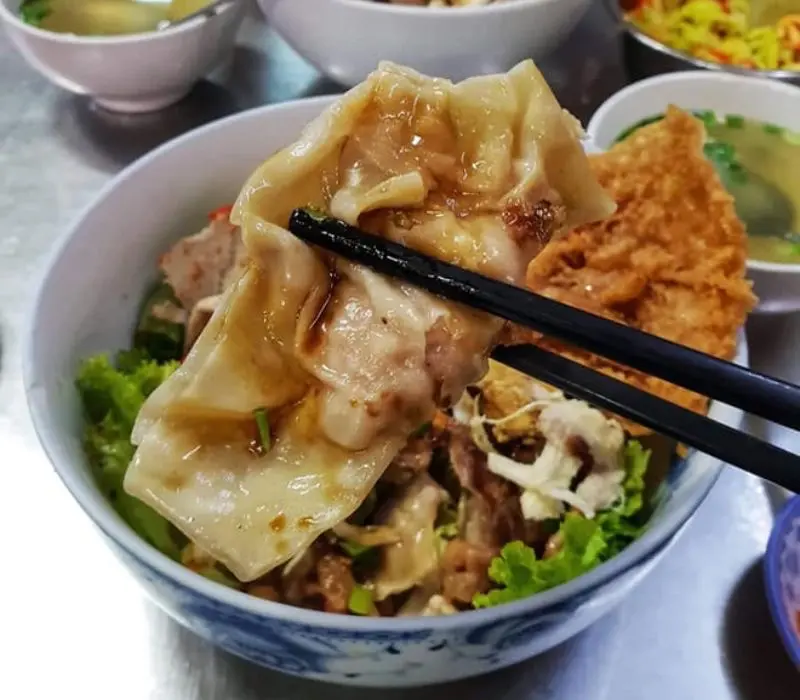 Hình ảnh (KT) Sủi cảo nhân thịt trộn viên chiên sốt Hoishin