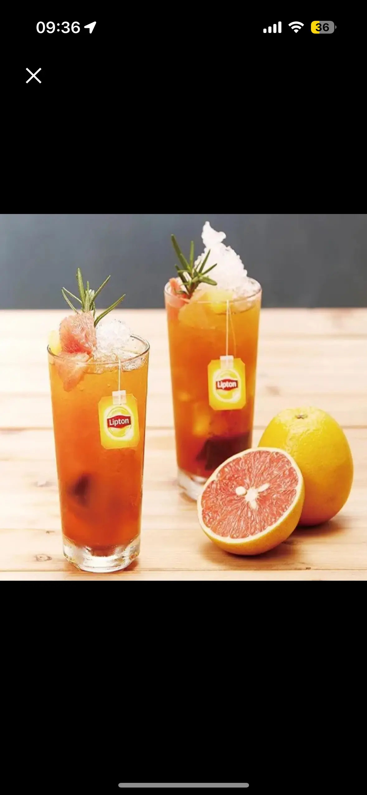 Hình ảnh Lipton cam 700ml