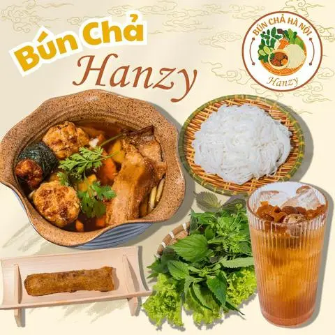 Hình ảnh Combo bún chả đặc biệt - nước mơ