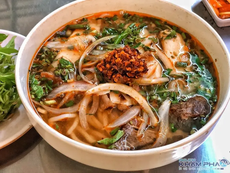 Hình ảnh COMBO : 2 PHẦN BÚN BÒ BẮP HOA + CHẢ 