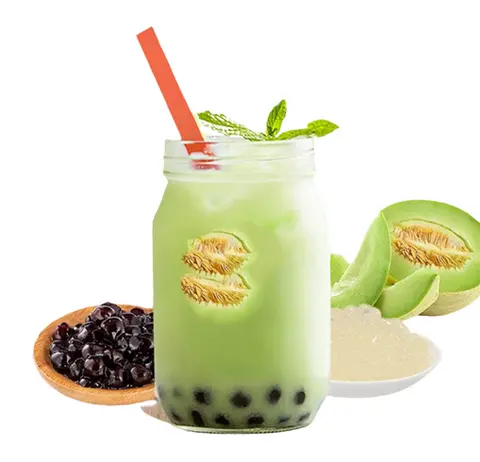 Hình ảnh Trà sữa dưa lưới