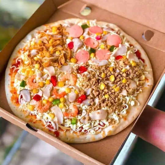 Hình ảnh Pizza Mix 4 Vị Size 22cm