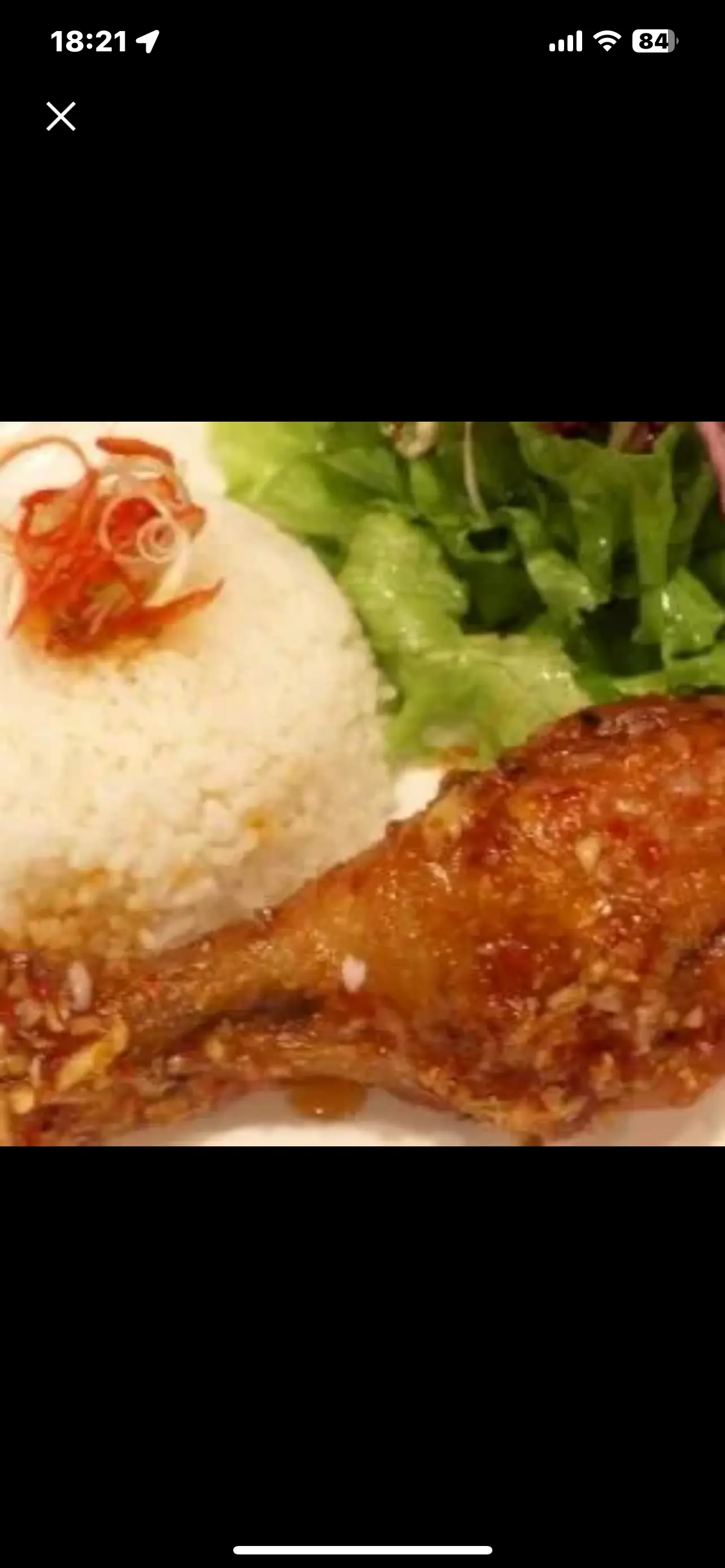 Hình ảnh Cơm gà chiên mắm
