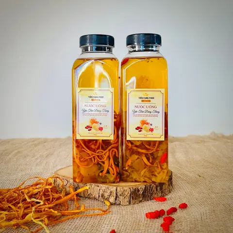 Hình ảnh Combo 2 Chai - Nước Yến Tươi Đông Trùng Tiến Vua Food