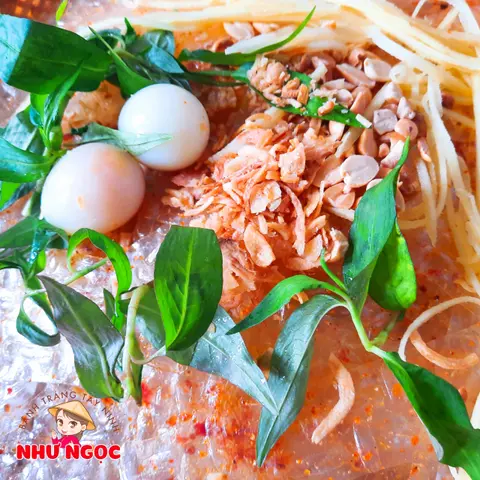 Hình ảnh Bánh Tráng Sợi Trộn Truyền Thống