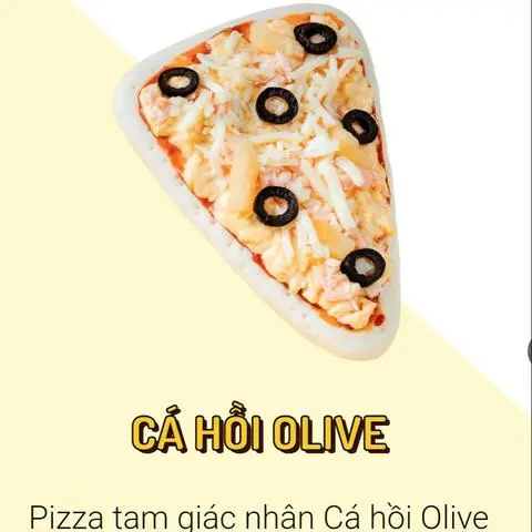 Hình ảnh Pizza cá hồi olive