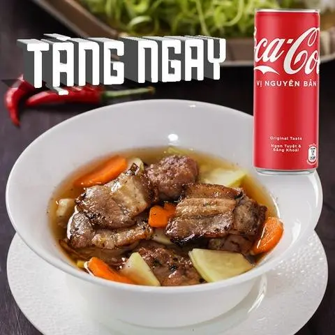 Hình ảnh Bún Chả Hà Nội + Tặng Coca