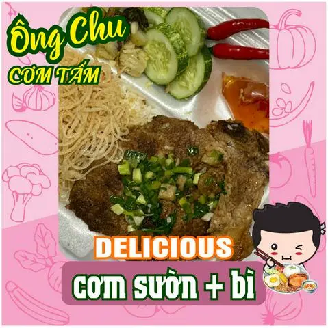 Hình ảnh Cơm sườn bì