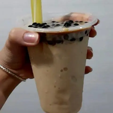 Hình ảnh Bánh flan xay phô mai tươi trân châu