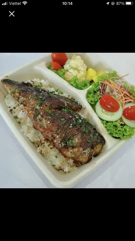 Hình ảnh Cơm Cá Saba Nướng Sốt Têri