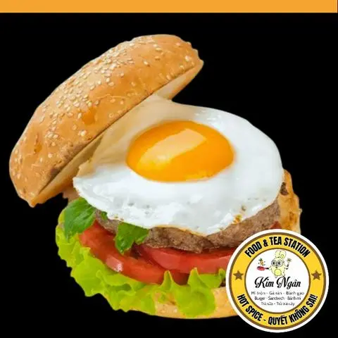 Hình ảnh BURGER BÒ TRỨNG BBQ