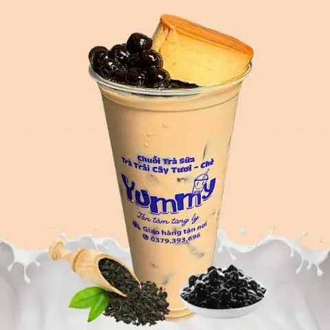 Hình ảnh Trà Sữa Trân Châu Bánh Flan