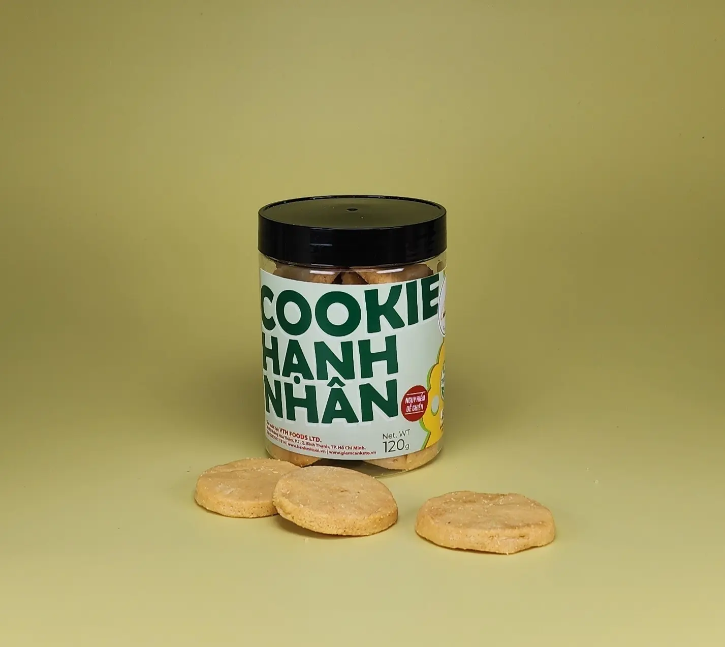 Hình ảnh Cookie Almond - Hũ